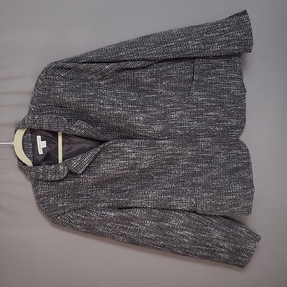 Coldwater Creek Jackets & Blazers - Coldwater Creek Tweed Gray and Silver Blazer, Women's Size 20